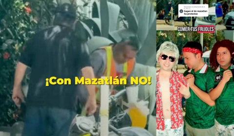 &#039;Con Mazatlán no&#039;: canción viral defiende a albañil discriminado