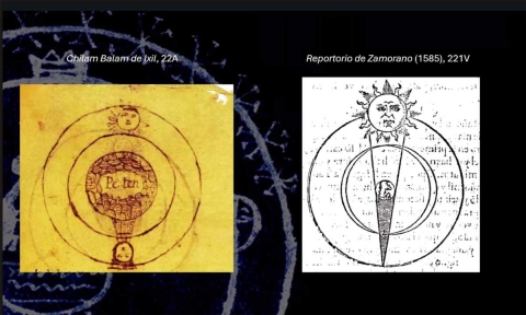 Hay influencia europea en im&aacute;genes de los eclipses registrados en el Chilam Balam: Florencia Scandar