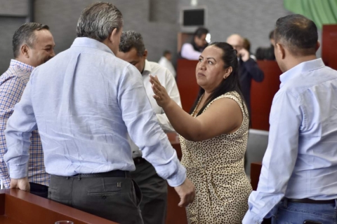 Jazmín Solano, presidenta de la Mesa Directiva del Congreso, informó que en esta semana serán presentadas las iniciativas de reformas legales en materia ambiental. 