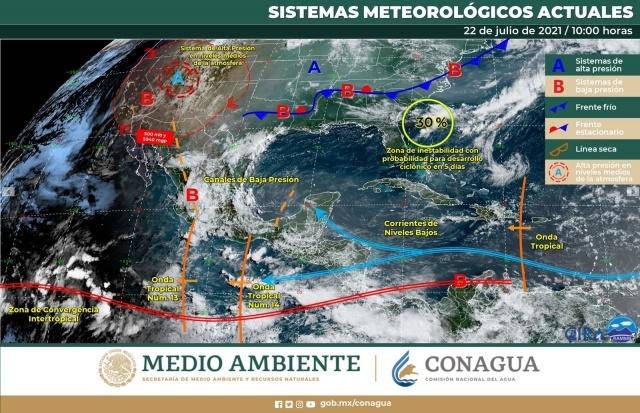 Se mantienen temperaturas cálidas para este fin de semana