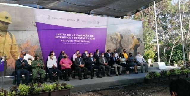 Da inicio campaña de incendios forestales 2022