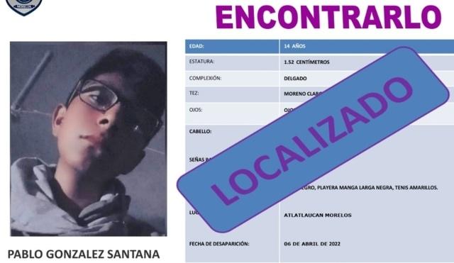 Un adolescente desapareció en Atlatlahucan