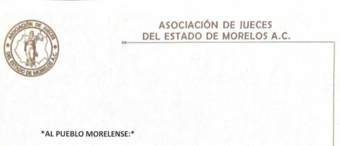 Reconoce Asociación de Jueces a Luis Jorge Gamboa Olea como único presidente del TSJ