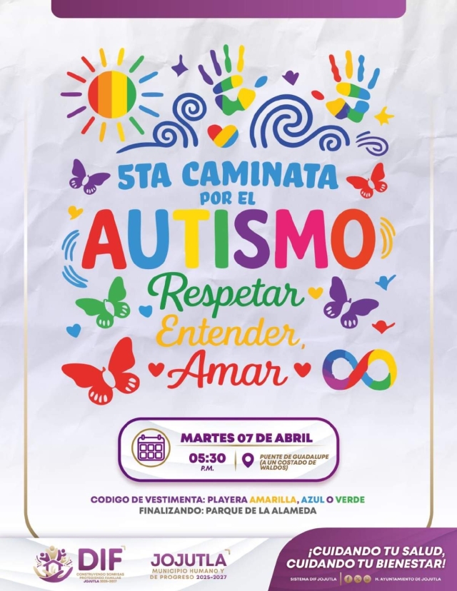 Por quinta ocasi&oacute;n, autoridades y organizaciones llaman a sumarse a la caminata que hace visible la condici&oacute;n autista para pedir respeto e inclusi&oacute;n.