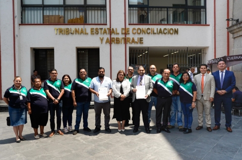 TSJ Morelos, primer poder del estado en lograr acuerdo con su base trabajadora