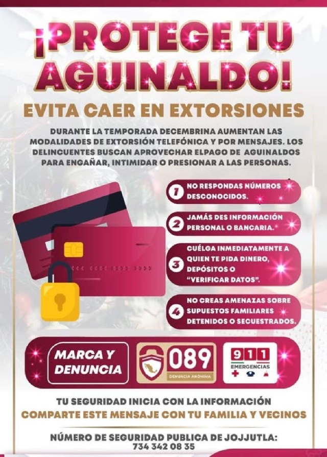 El delito de robo en cajero por disposici&oacute;n de efectivo es el m&aacute;s recurrente en municipios de la regi&oacute;n sur, alert&oacute; la Condusef, por lo que recomend&oacute; extremar precauciones.