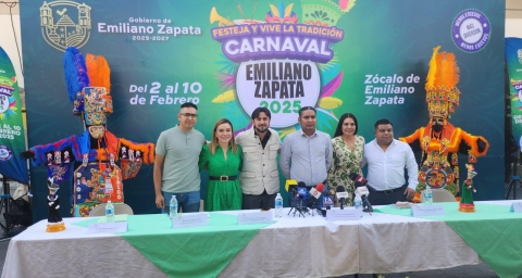 Invita alcalde de Emiliano Zapata al &#039;Carnaval 2025&#039;, del dos al 10 de febrero