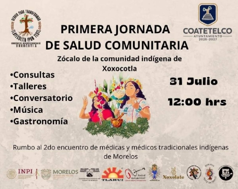 Realizará Xoxocotla Primera Jornada de Salud Comunitaria
