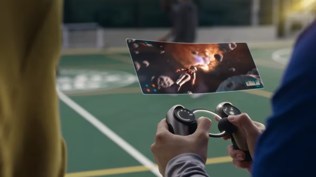 Sony prepara control futurista con pantalla holográfica para la próxima década
