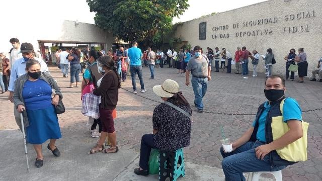 Continúa segunda jornada de vacunación anticovid a adultos mayores en Cuernavaca