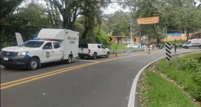 Muere motociclista en curva de la carretera federal a 3 Marías