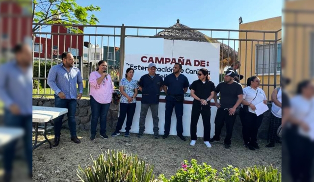 Autoridades realizan campaña de esterilización de perros y gatos en Temixco