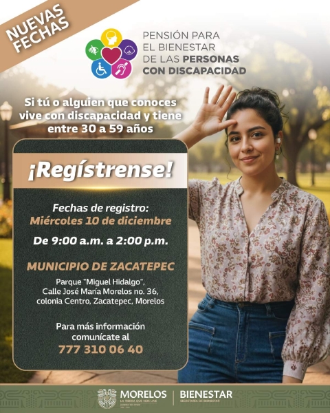 Este 12 de diciembre vencer&aacute; el plazo de registro para personas que aspiran a una pensi&oacute;n por discapacidad.