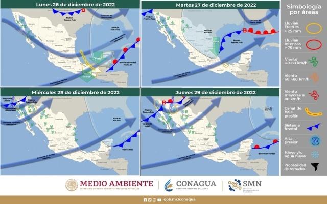 Última semana del año con bajas temperaturas para Morelos