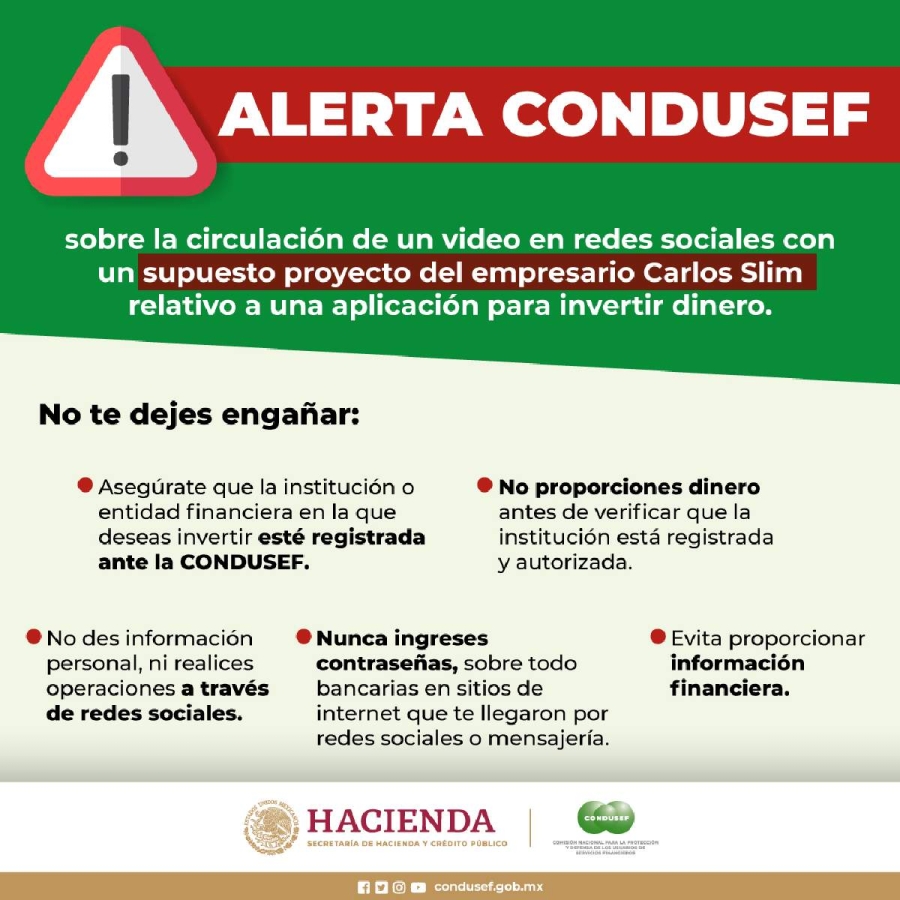 Llaman a no caer en estafas sobre supuestas inversiones  