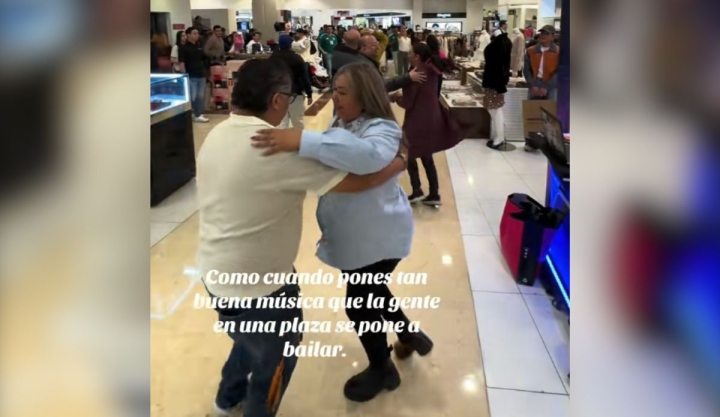 Baile espont&aacute;neo en tienda de Parque Delta sorprende, se vuelve viral
