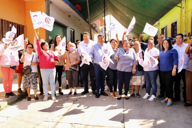 La calle está ubicada en el corazón de Yecapixtla.