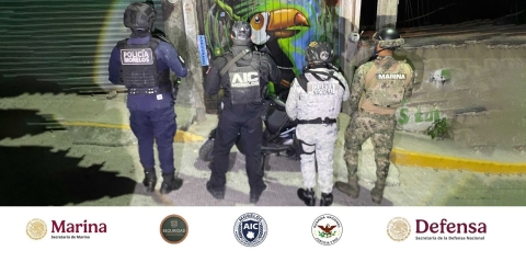 Catea COE dos viviendas, presuntamente utilizadas para la distribuci&oacute;n de drogas en Emiliano Zapata