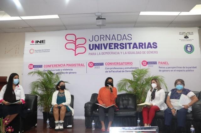 Concluyen actividades de las &#039;Jornadas Universitarias&#039; para la democracia e igualdad de género