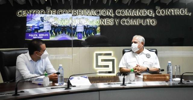 Informa gobierno estatal a presidente electo de Miacatlán situación de la seguridad en ese municipio