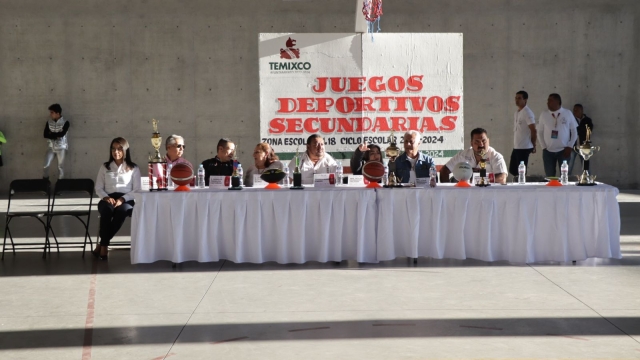 Temixco sede principal de los juegos deportivos escolares