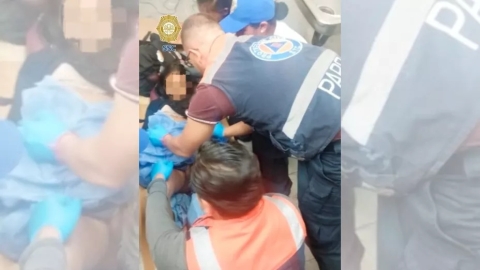 Adolescente de 13 años da a luz en estación de la Línea 6 del Metro