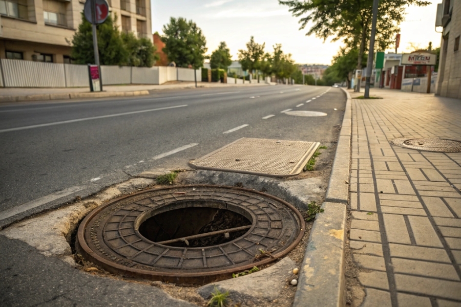 Niña muere ahogada tras caer en alcantarilla por lluvias en Marruecos
