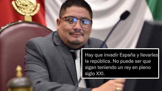 Diputado de Morena propone irónicamente &quot;invadir&quot; España.