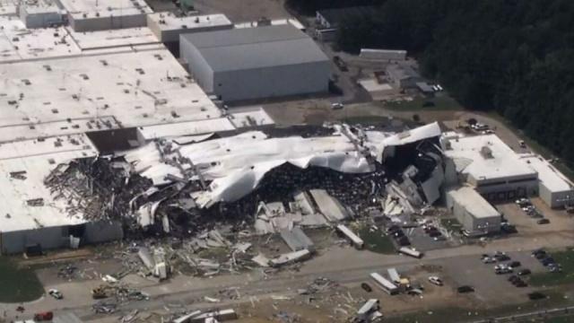 Tornado causa graves daños en fábrica de Pfizer