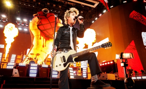Presentación de Green Day en Coachella termina en incendio