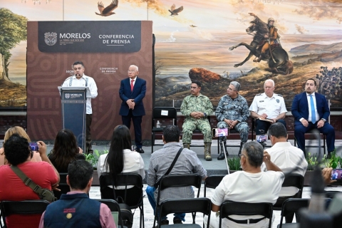 Informan integrantes de la Mesa de Paz y Seguridad sobre detenciones relevantes de generadores de violencia