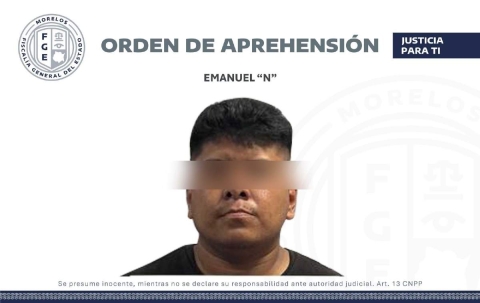 Capturan a presunto homicida en Tequesquitengo