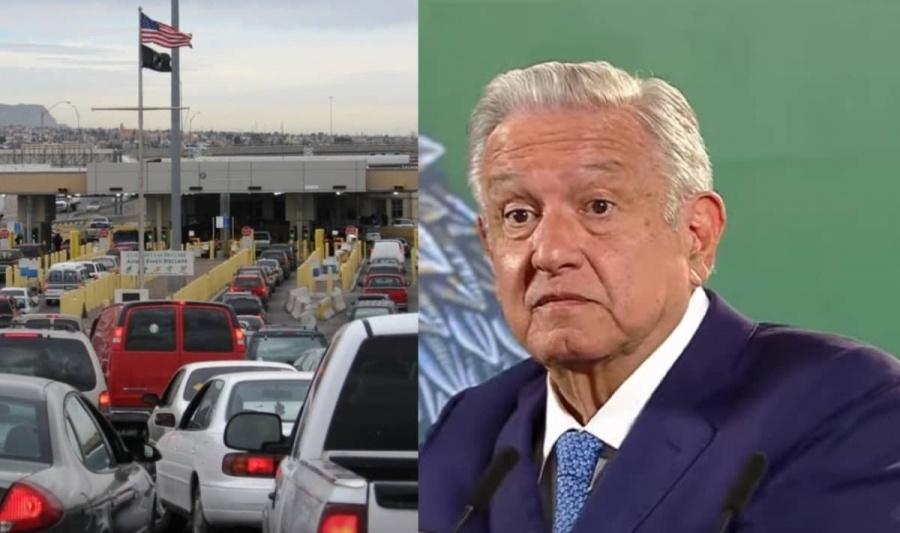 AMLO asegura que hay condiciones para abrir la frontera con EEUU.