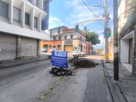 #AlertaVial SAPAC contin&uacute;a trabajos de reparaci&oacute;n en calle Humboldt