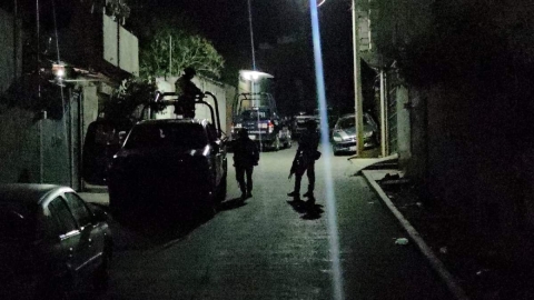  La víctima quedó tirada boca arriba.