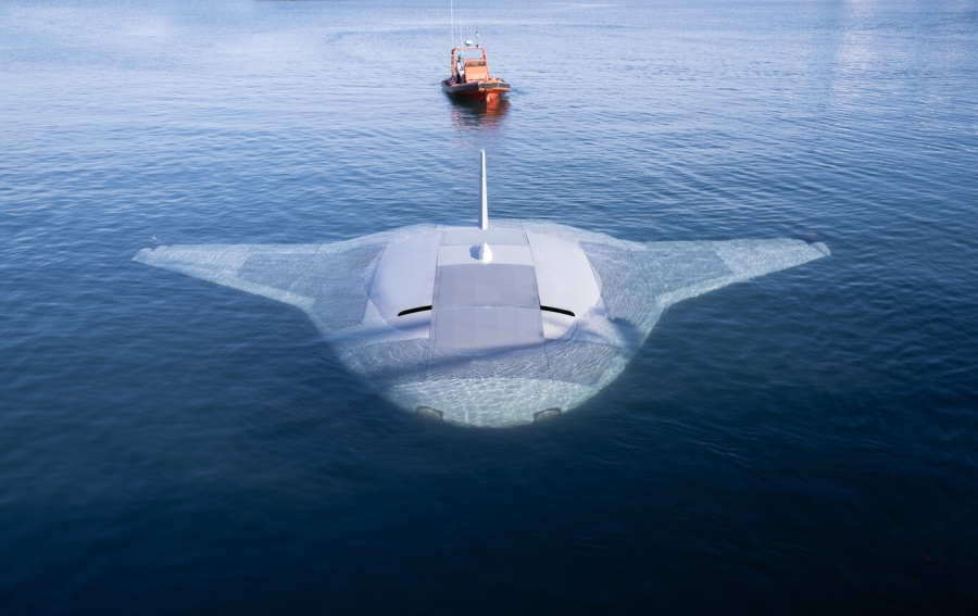 Estados Unidos crea mantarraya robot para misiones submarinas
