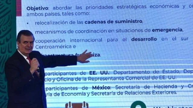 México tendrá diálogo económico de &quot;alto nivel&quot; con Estados Unidos.