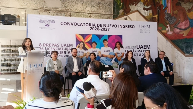 Anuncia UAEM convocatoria de admisi&oacute;n para nivel medio y superior 2026