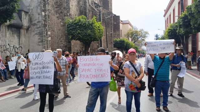 Bloqueo en avenida Morelos