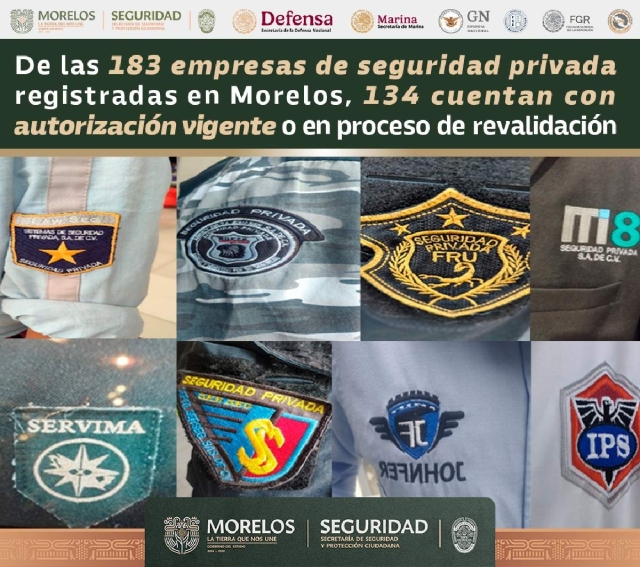La Secretaría de Seguridad detalló el proceso de depuración de empresas irregulares. 