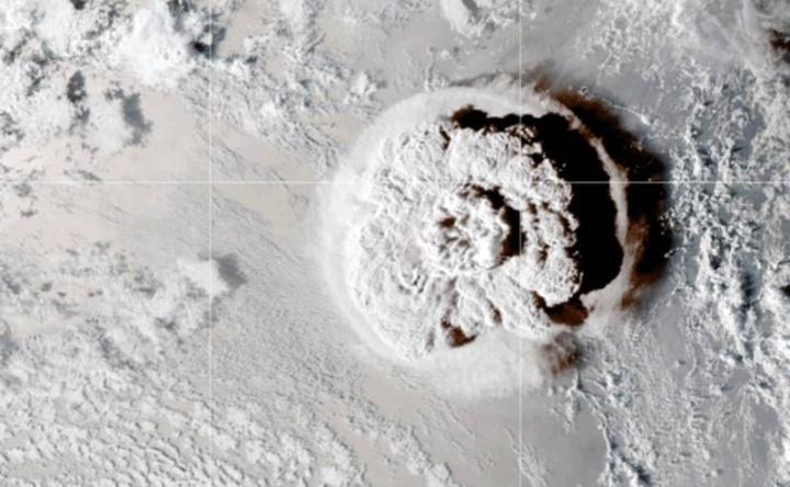 Erupción del volcán Tonga afectará la temperatura de la Tierra, advierte la NASA