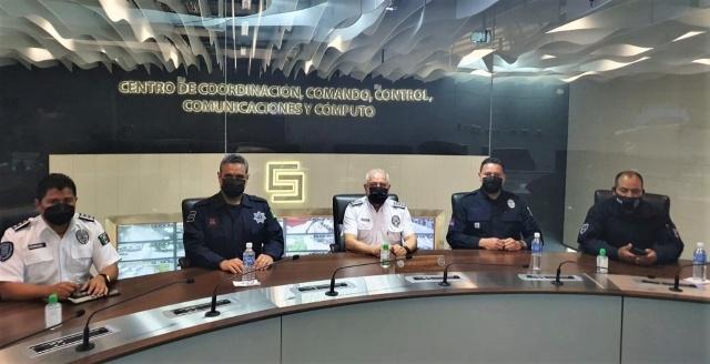 Se reúnen autoridades de seguridad estatales y de Cuernavaca para coordinar estrategias