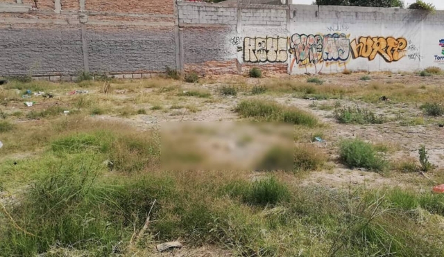 Le arrebataron la vida en un terreno baldío