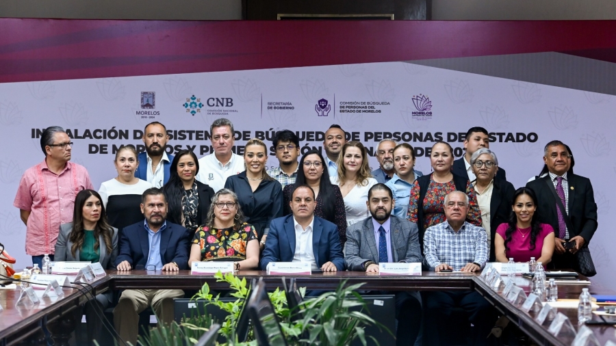 Instala gobierno de Cuauhtémoc Blanco el Sistema de Búsqueda de Personas del Estado de Morelos