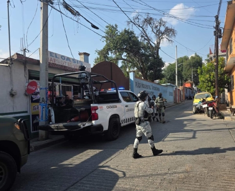 El ataque alertó a vecinos de la zona.