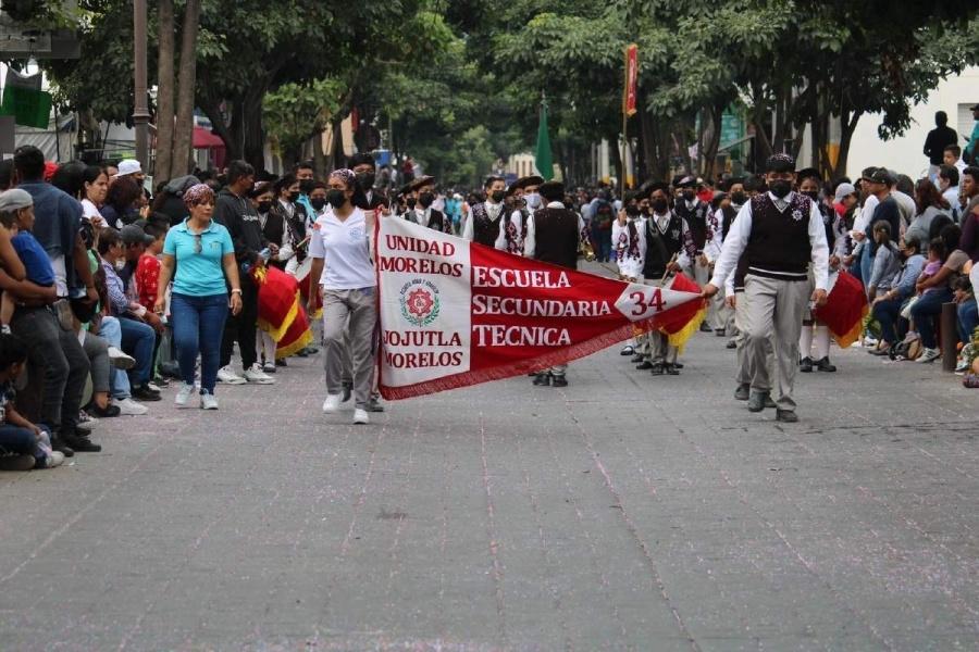 Regresó a las calles de Jojutla el desfile conmemorativo de la Revolución 