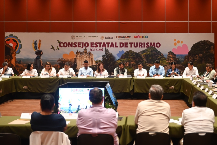 Impulsa gobierno colaboración con sectores social y privado para reposicionar a Morelos como destino turístico competitivo