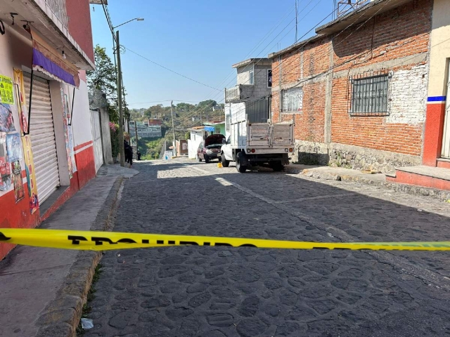  En la zona del enfrentamiento había varios casquillos tirados.