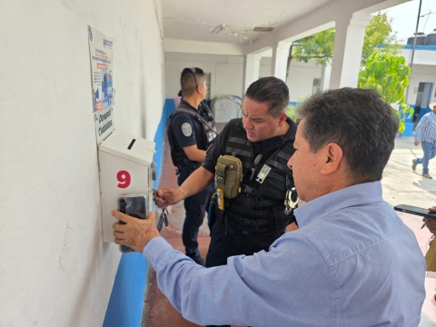 Fortalece Emiliano Zapata la seguridad con la revisión de buzones ciudadanos