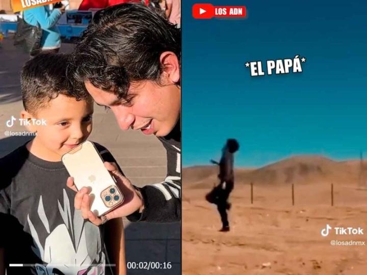 &#039;Se le chispoteó&#039;, niño exhibe la infidelidad de su papá con su madrina en plena entrevista